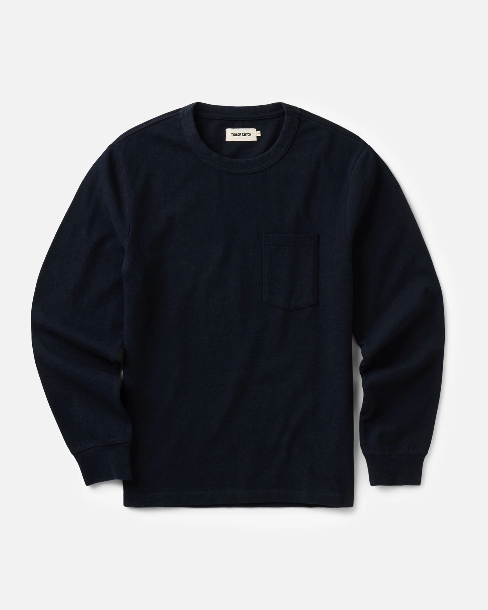 The Long Sleeve Shop Tee in Navy Twist