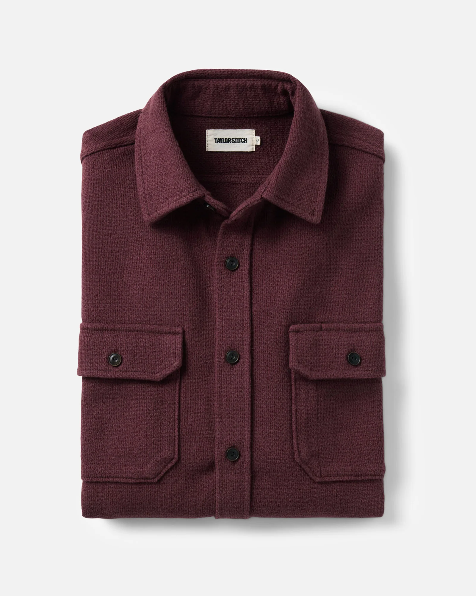 The Division Shirt in Black Cherry
