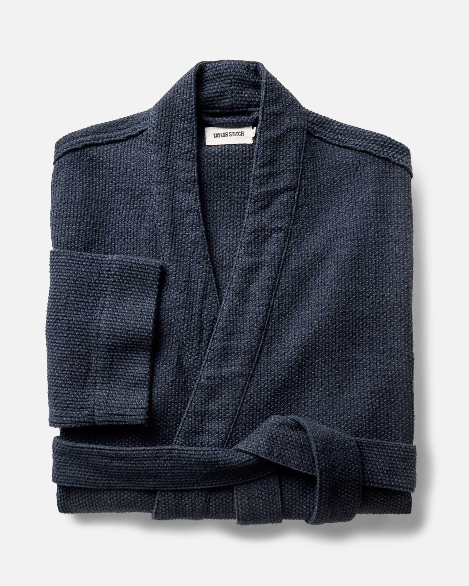 The Apres Robe in Navy Sashiko