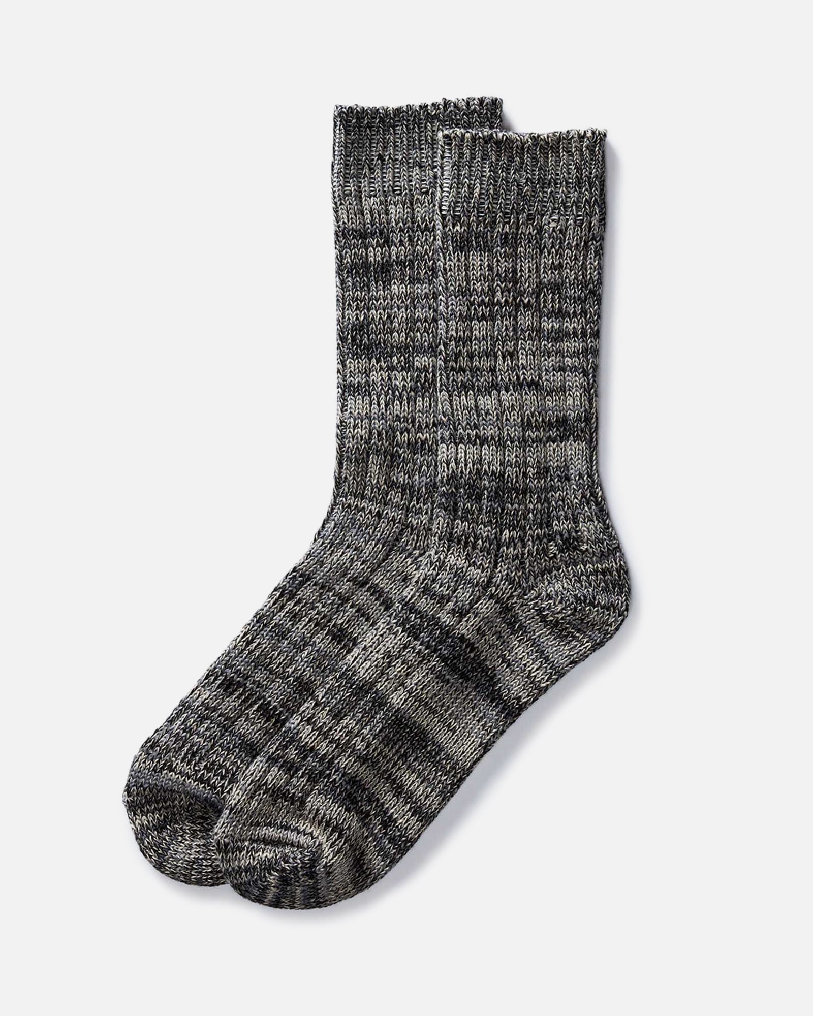 The Camp Sock in Marled Charcoal