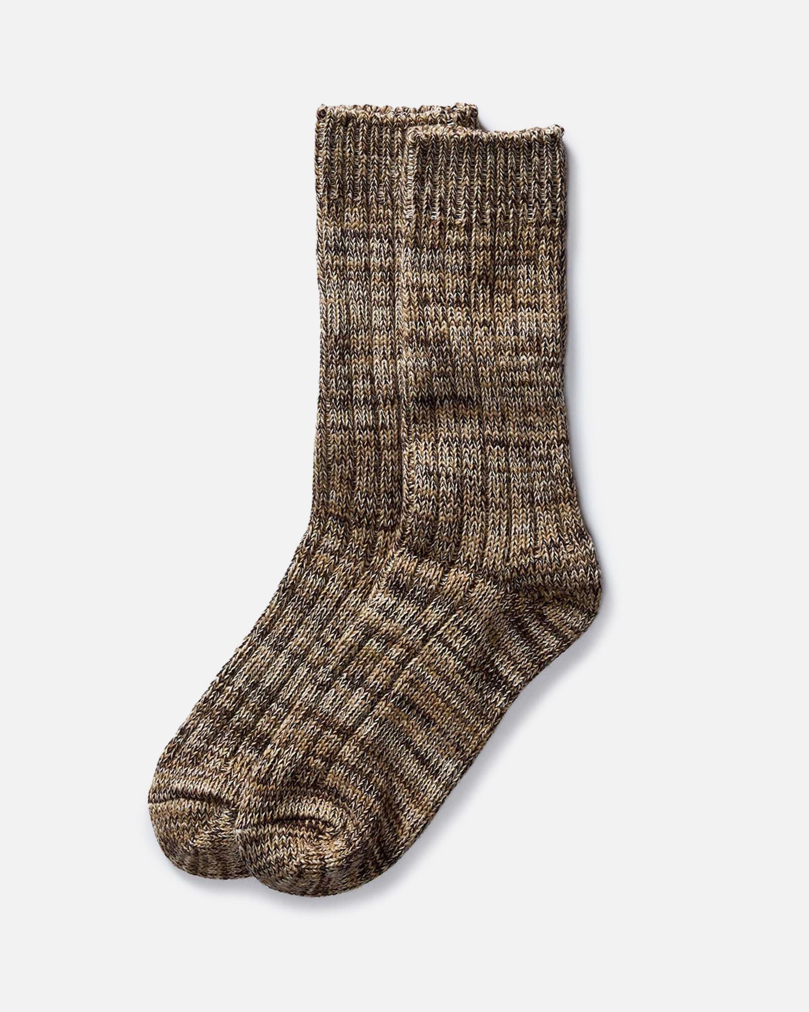 The Camp Sock in Marled Coffee