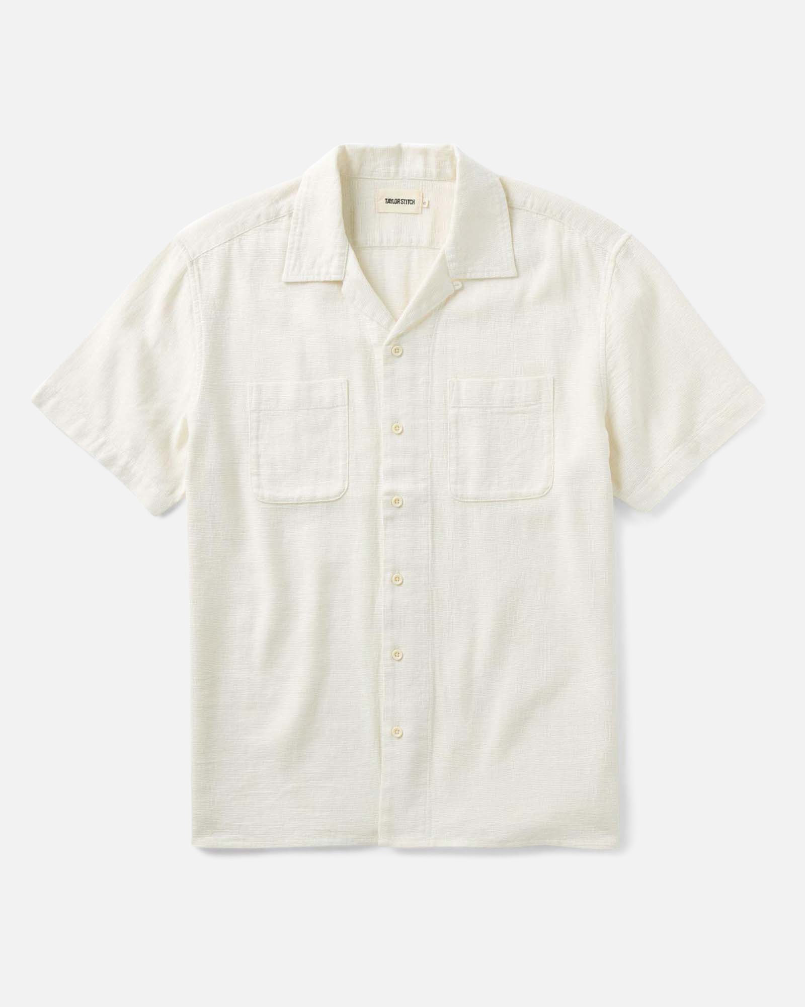 The Conrad Shirt in Vintage White Linen