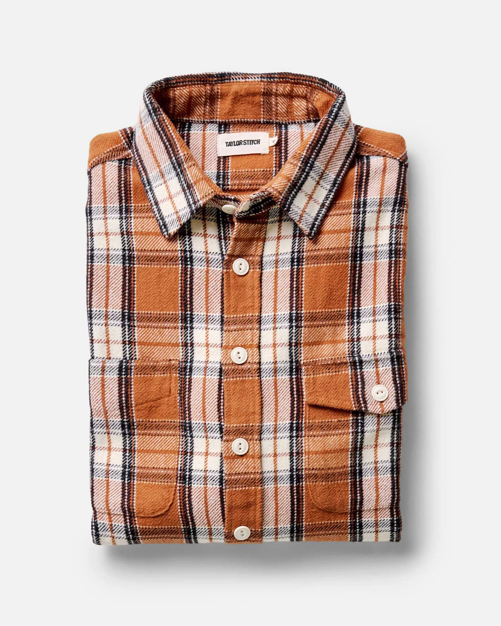 The Crater Shirt in Brick Plaid