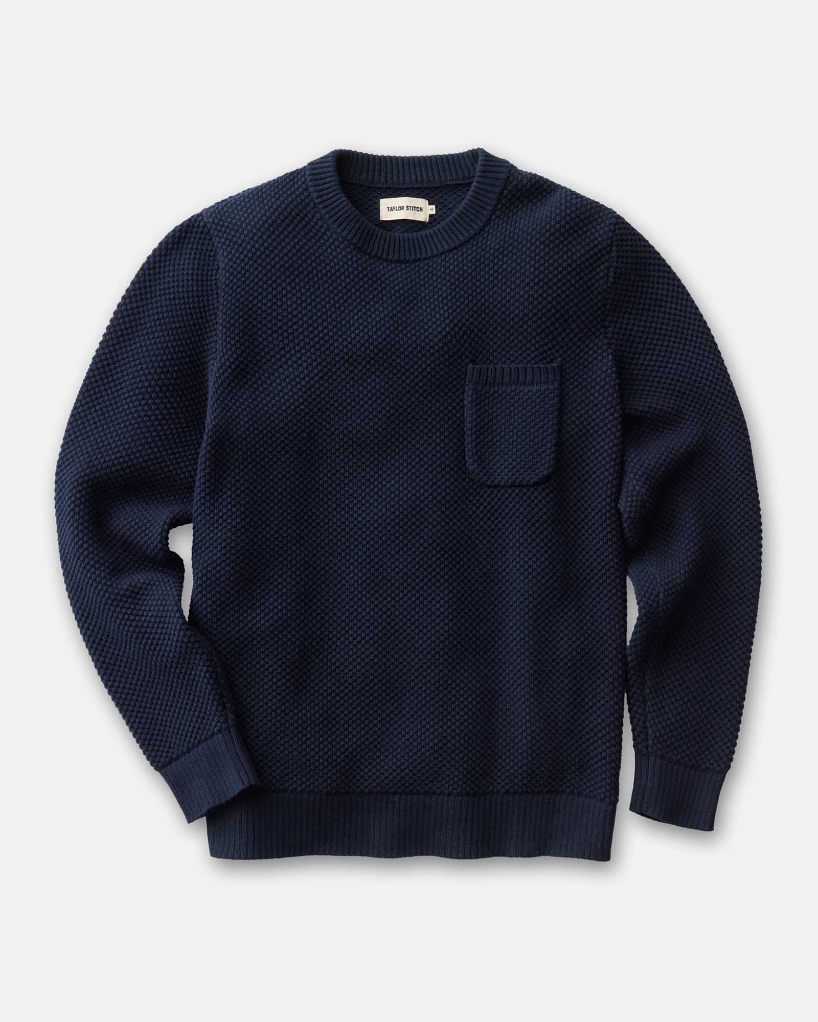 The Crawford Crew Sweater in Navy
