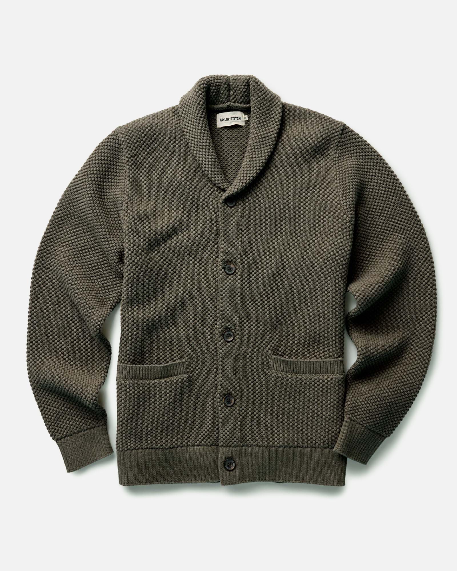 The Crawford Sweater in Fatigue Olive