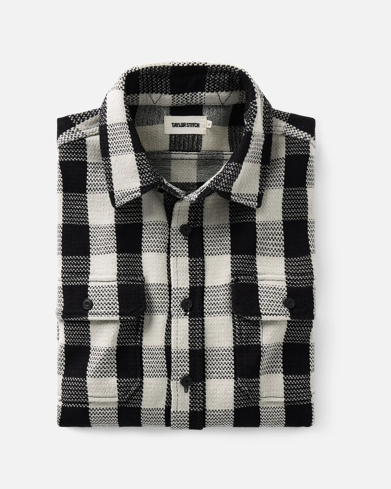 The Division Shirt in Black Indigo Check