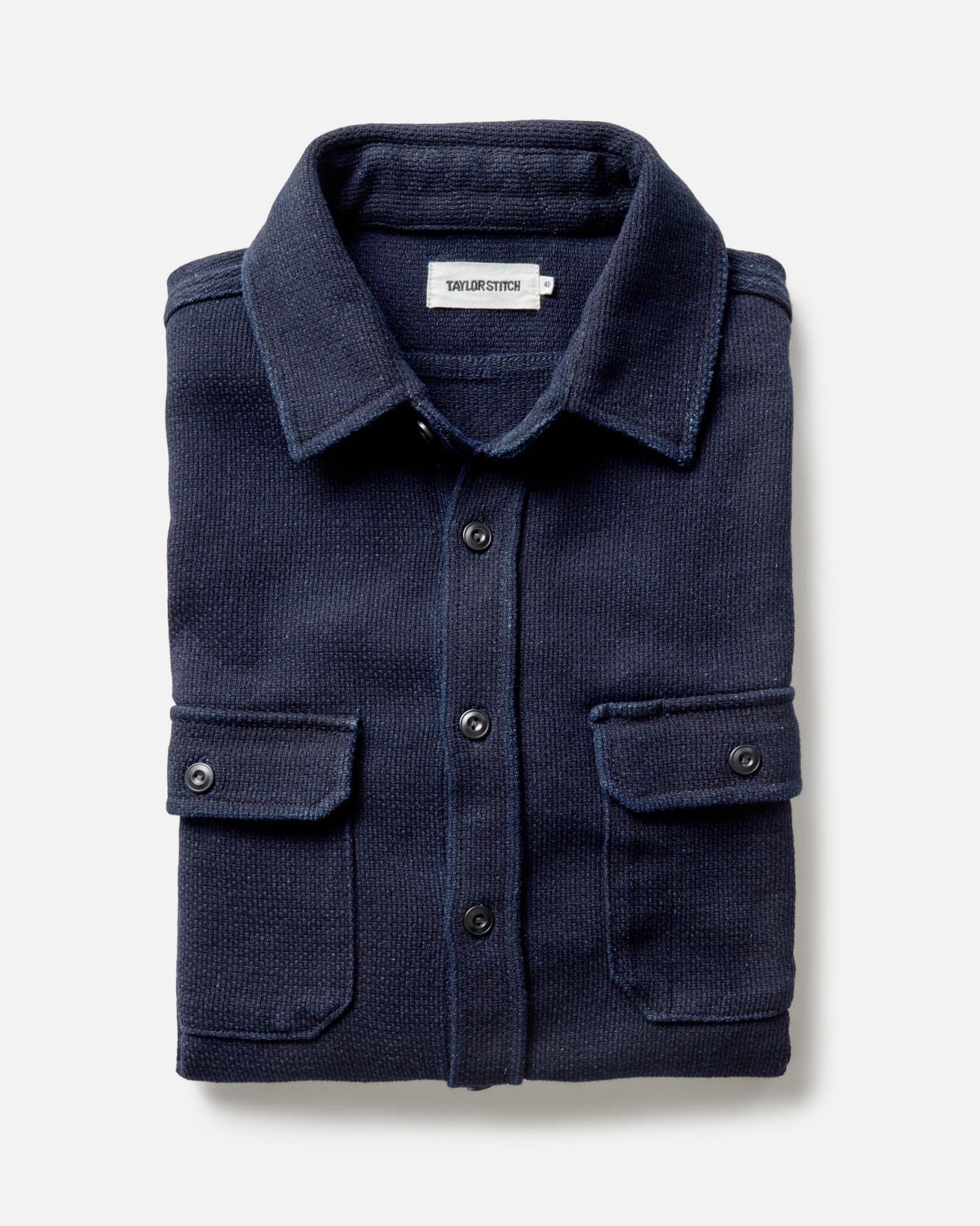 The Division Shirt in Rinsed Indigo