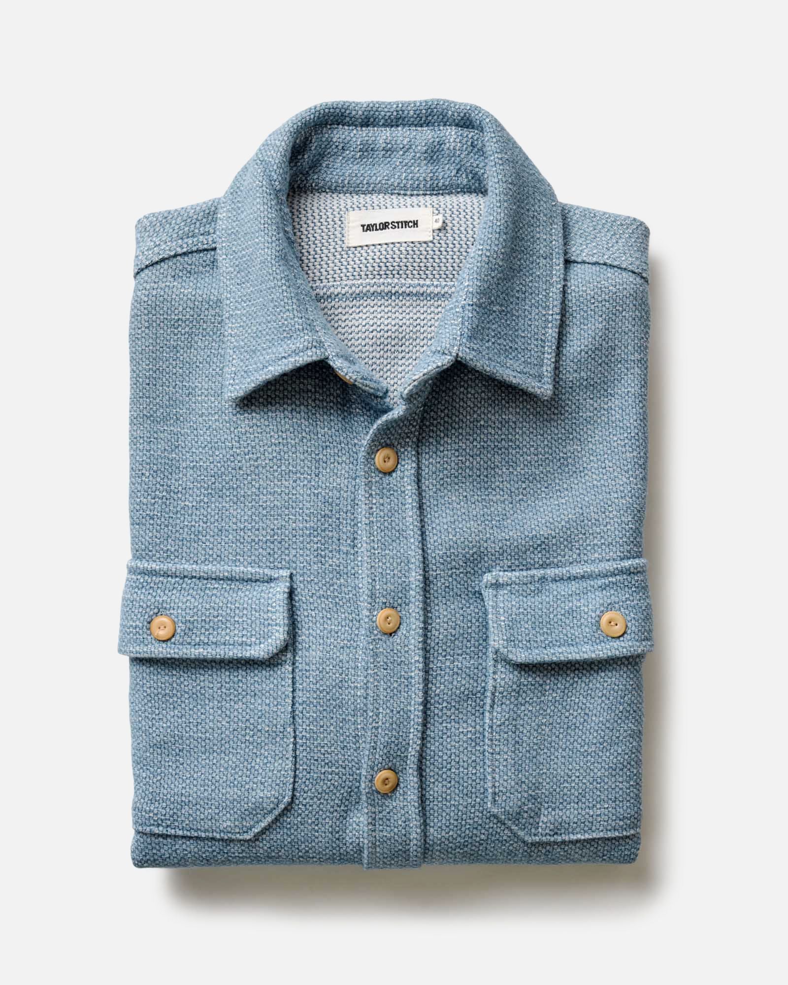 The Division Shirt in Washed Indigo