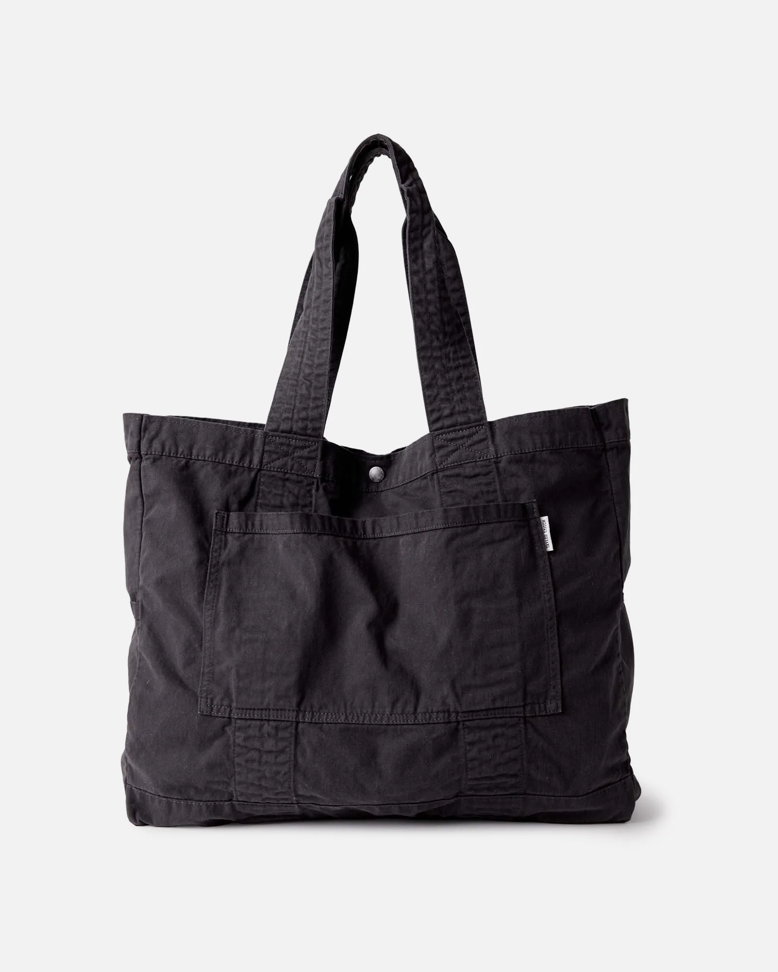 The Foundation Tote in Organic Faded Black