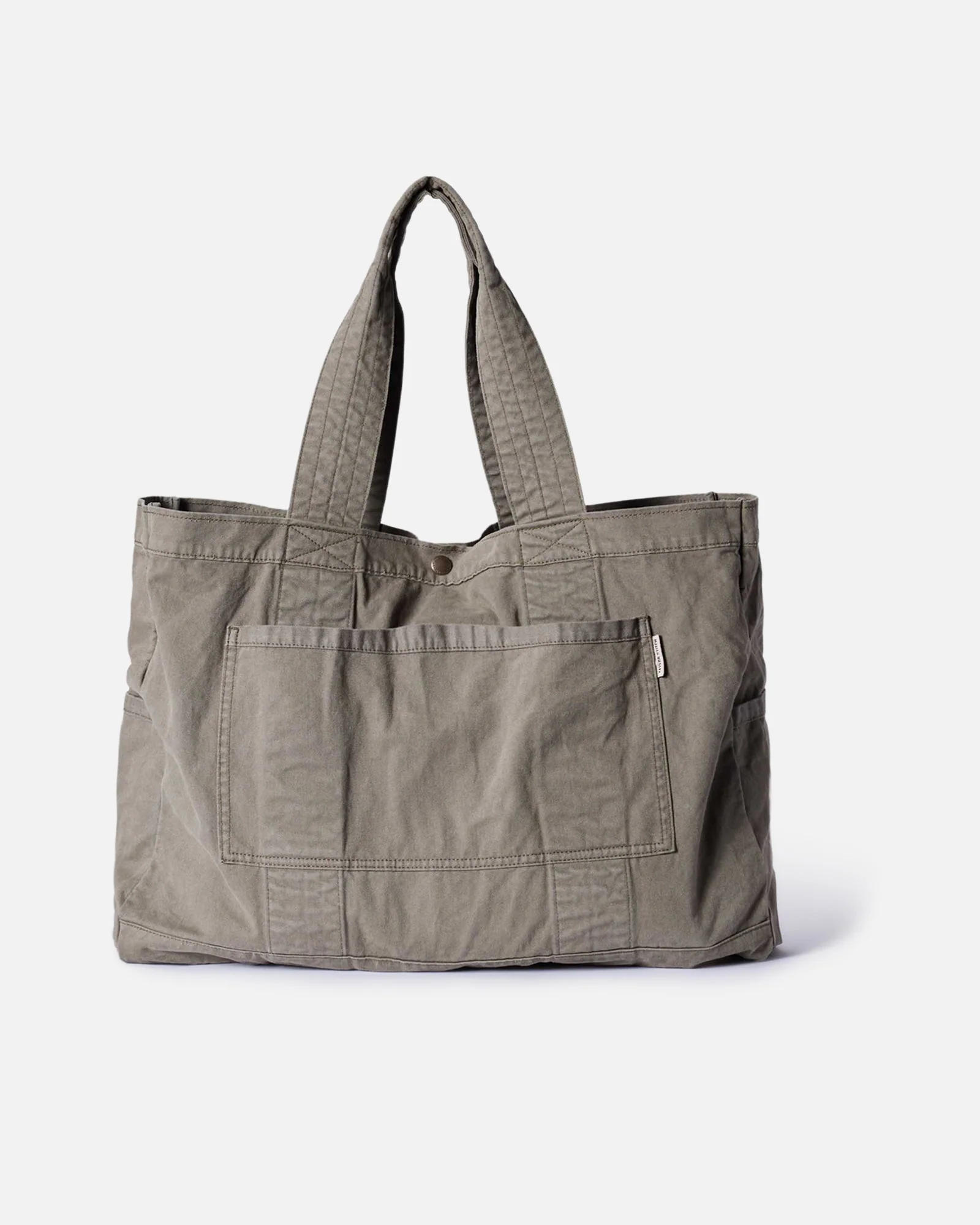 The Foundation Tote in Organic Smoked Olive