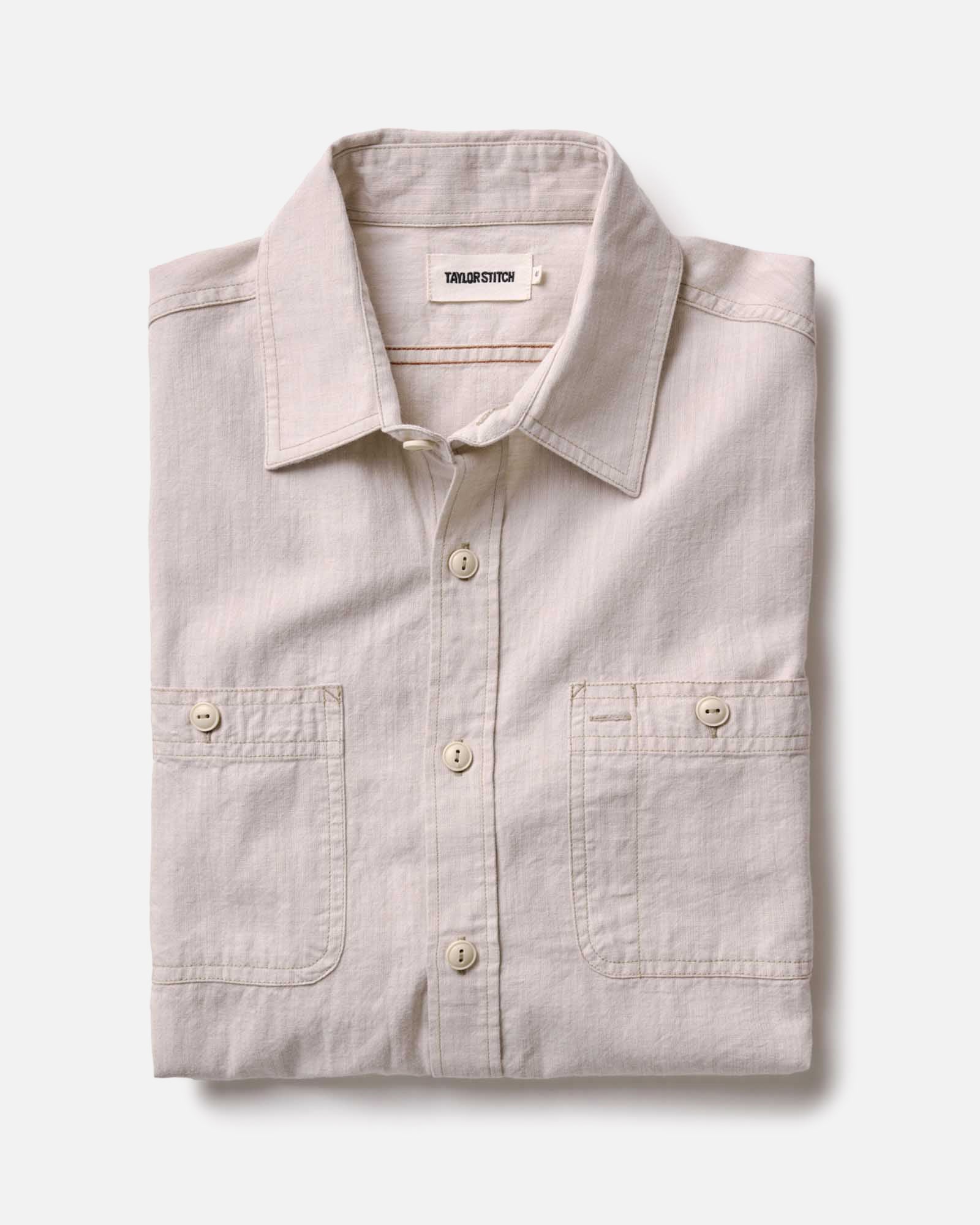 The Foundry Shirt in Natural Chambray