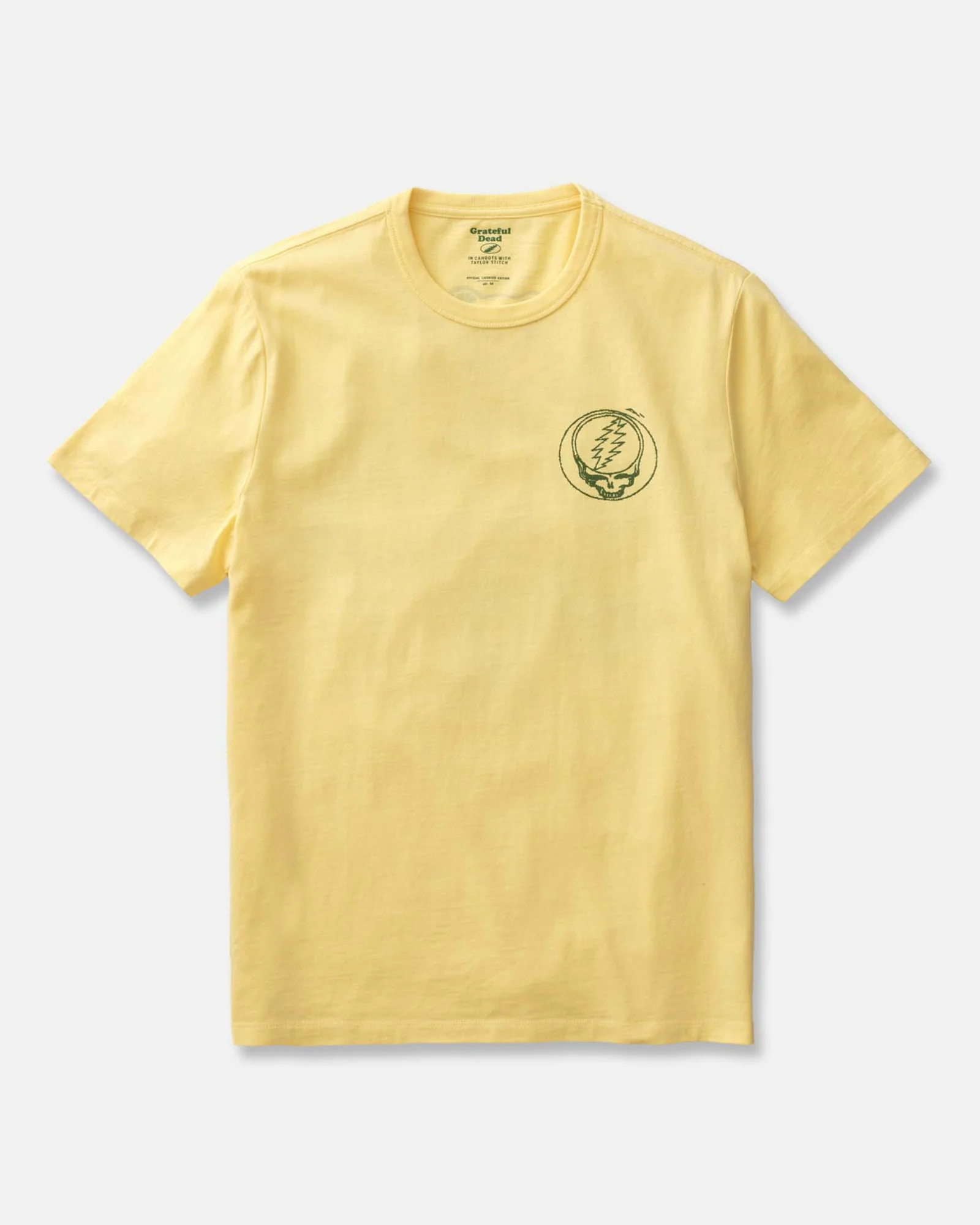 The Organic Cotton Tee in Lemon Stamp