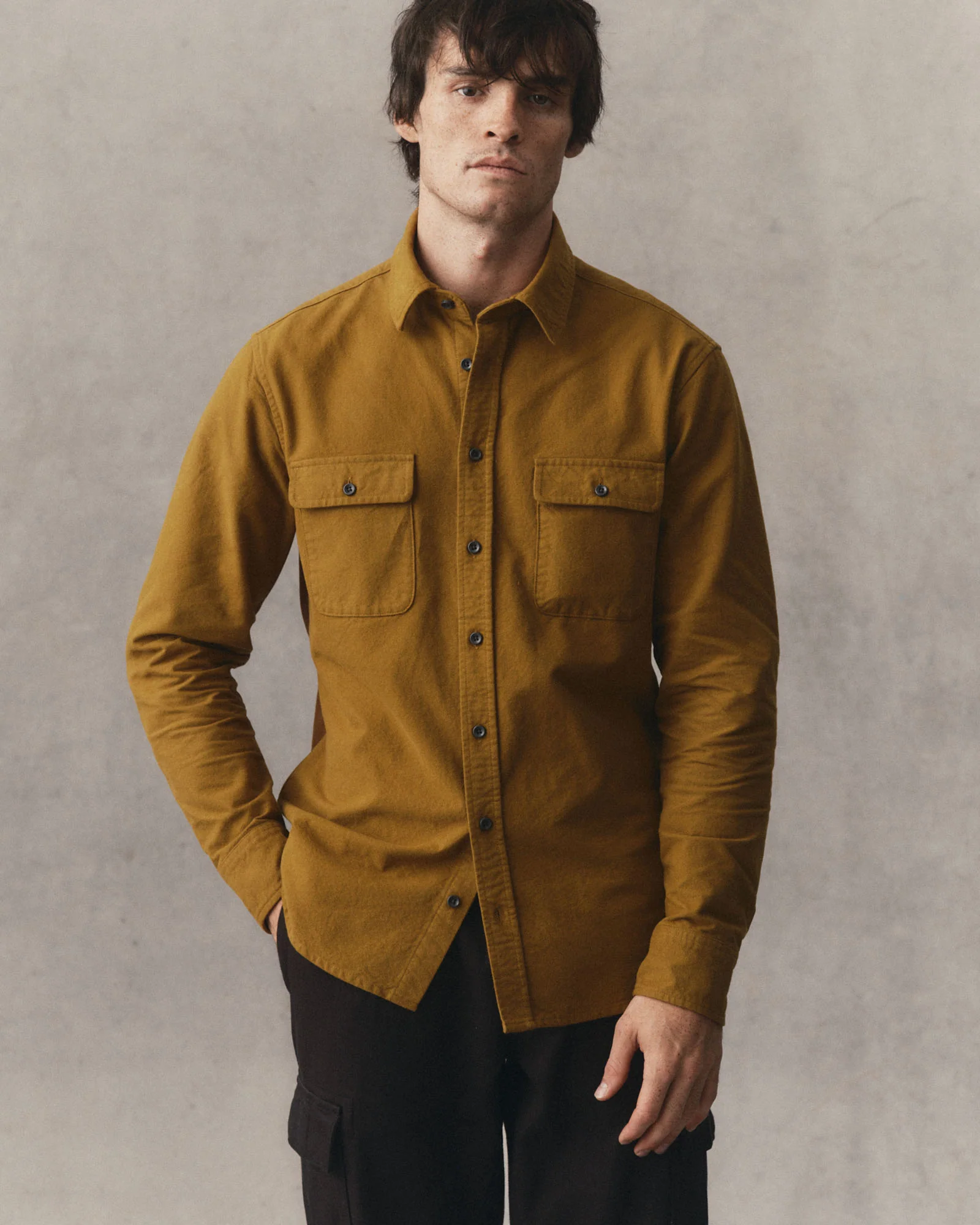 The Yosemite Shirt in Saffron - Image 2