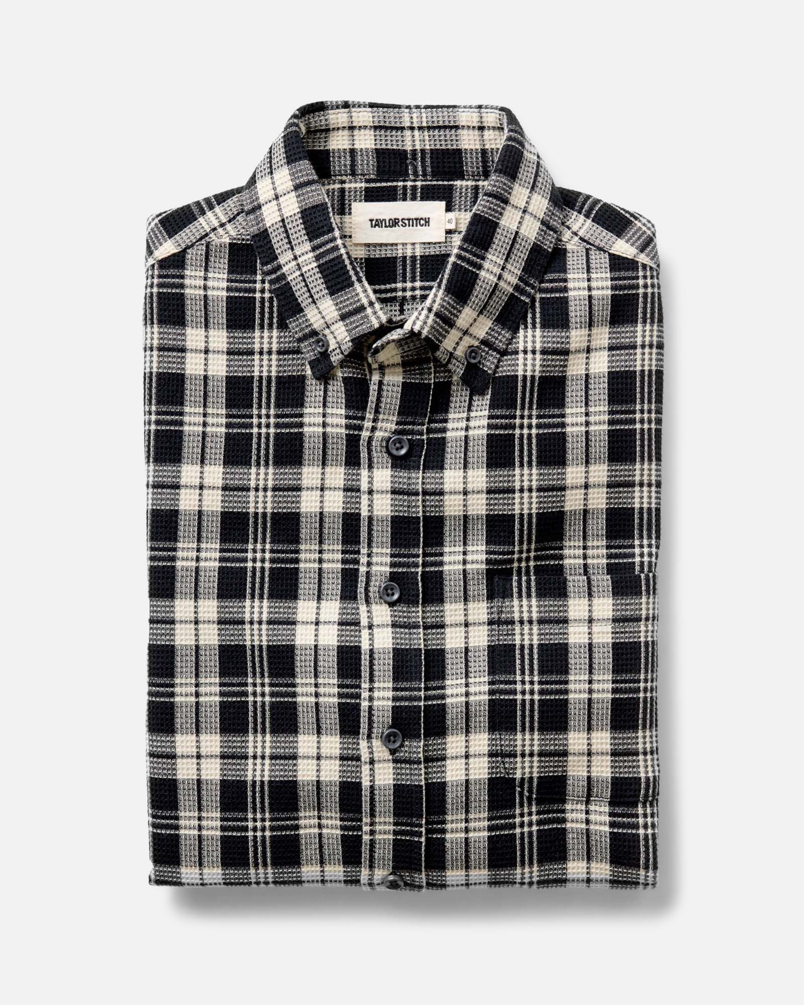 The Jack in Coal Plaid Waffle