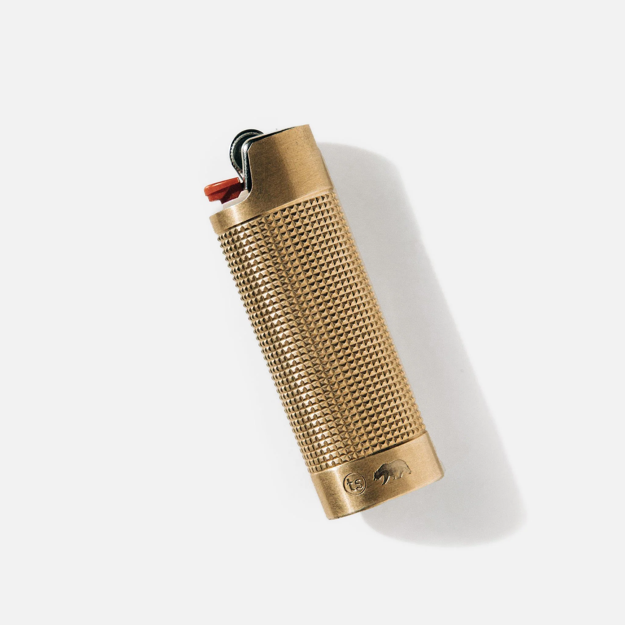 The Lighter Sleeve in Brass