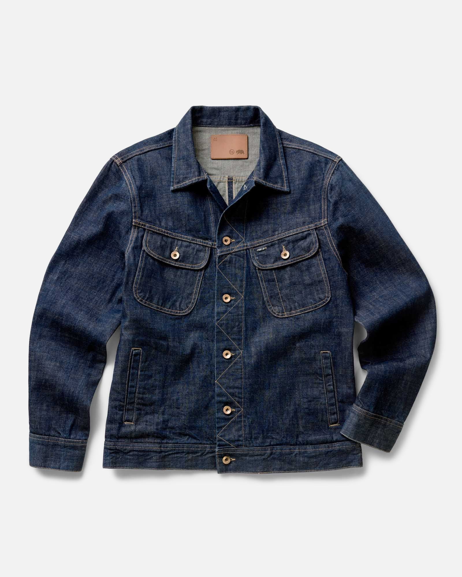 The Long Haul Jacket in Rinsed Organic Selvedge