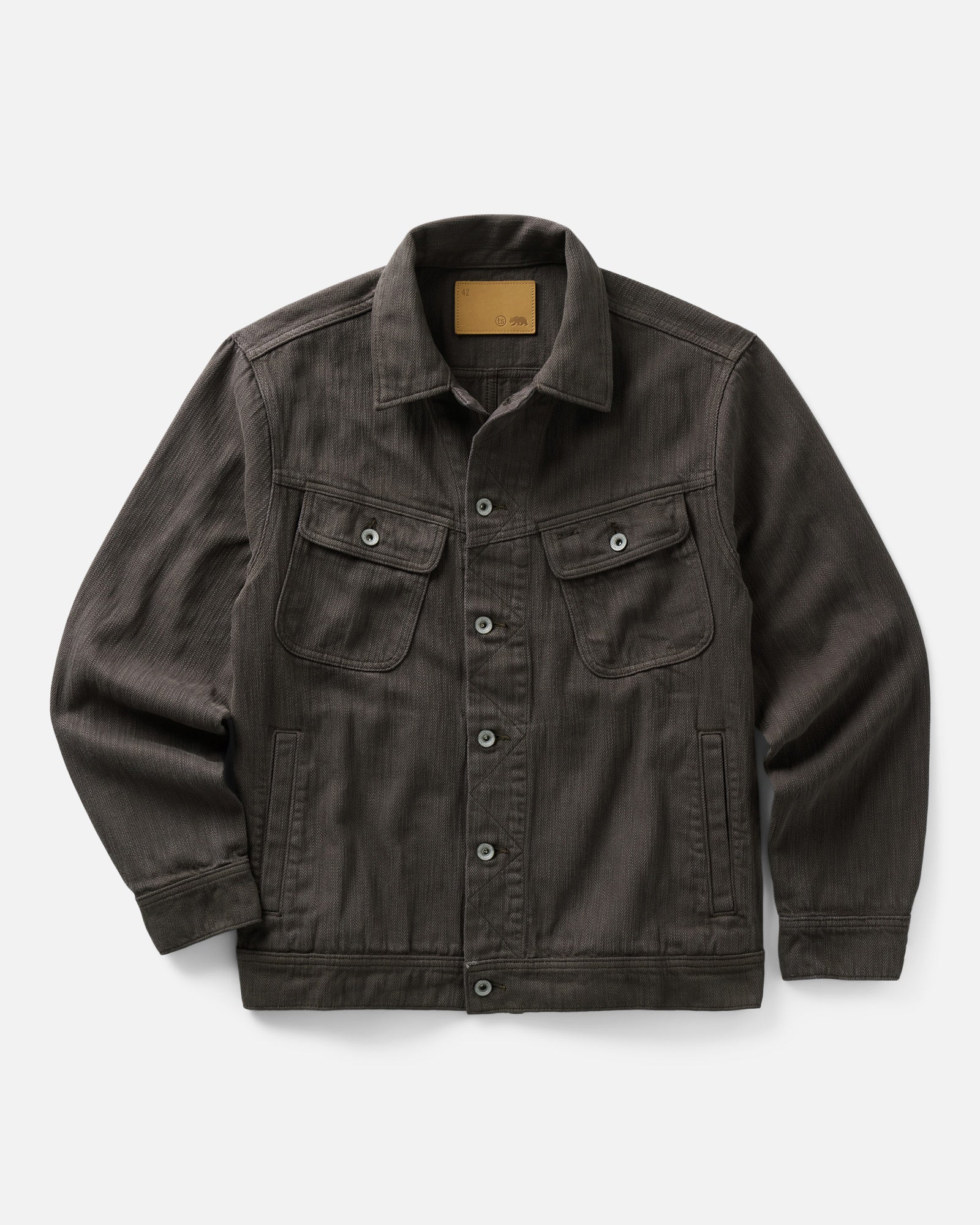 The Long Haul Jacket in Soil Slub Denim