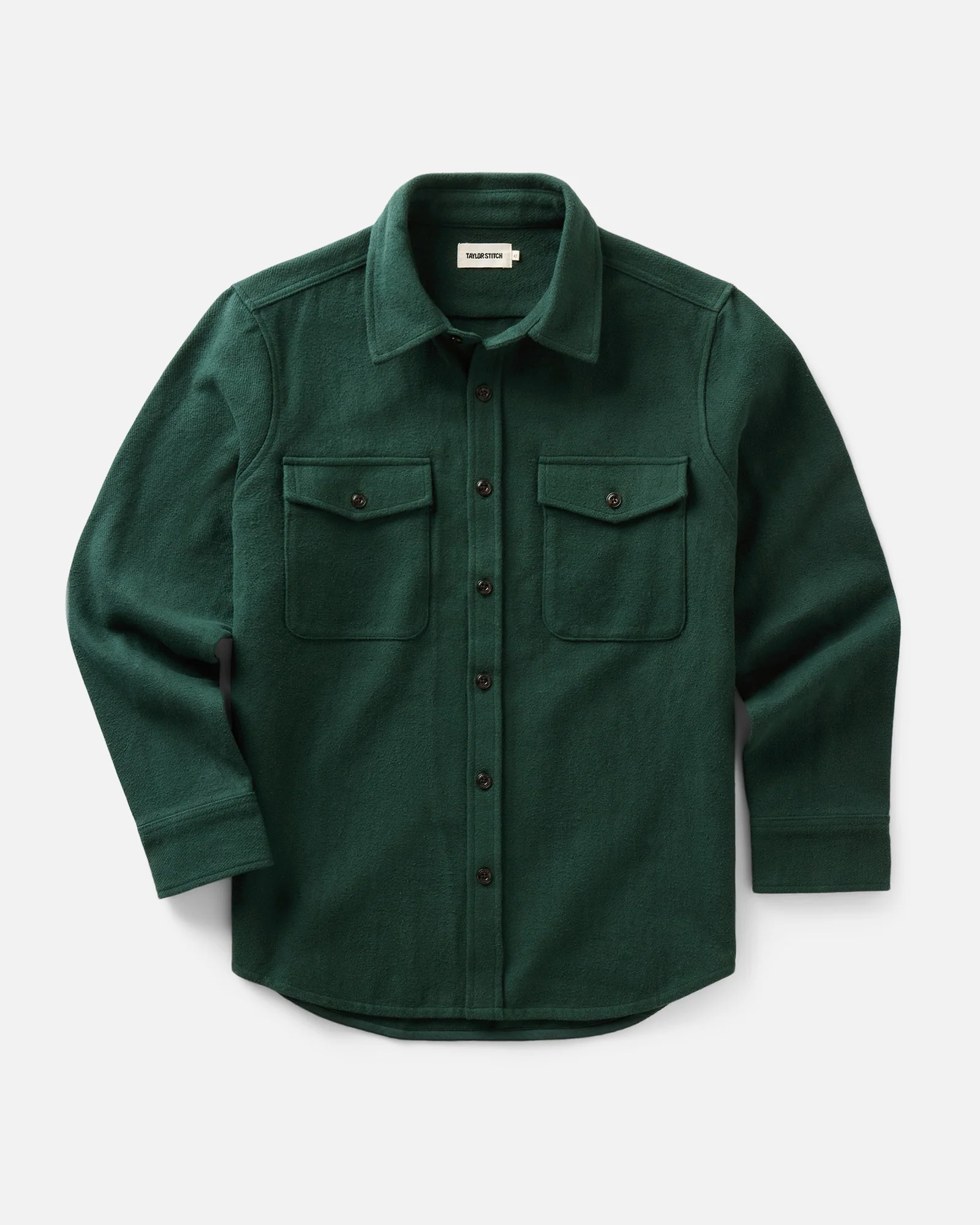 The Maritime Shirt Jacket in Dark Forest Moleskin Twill