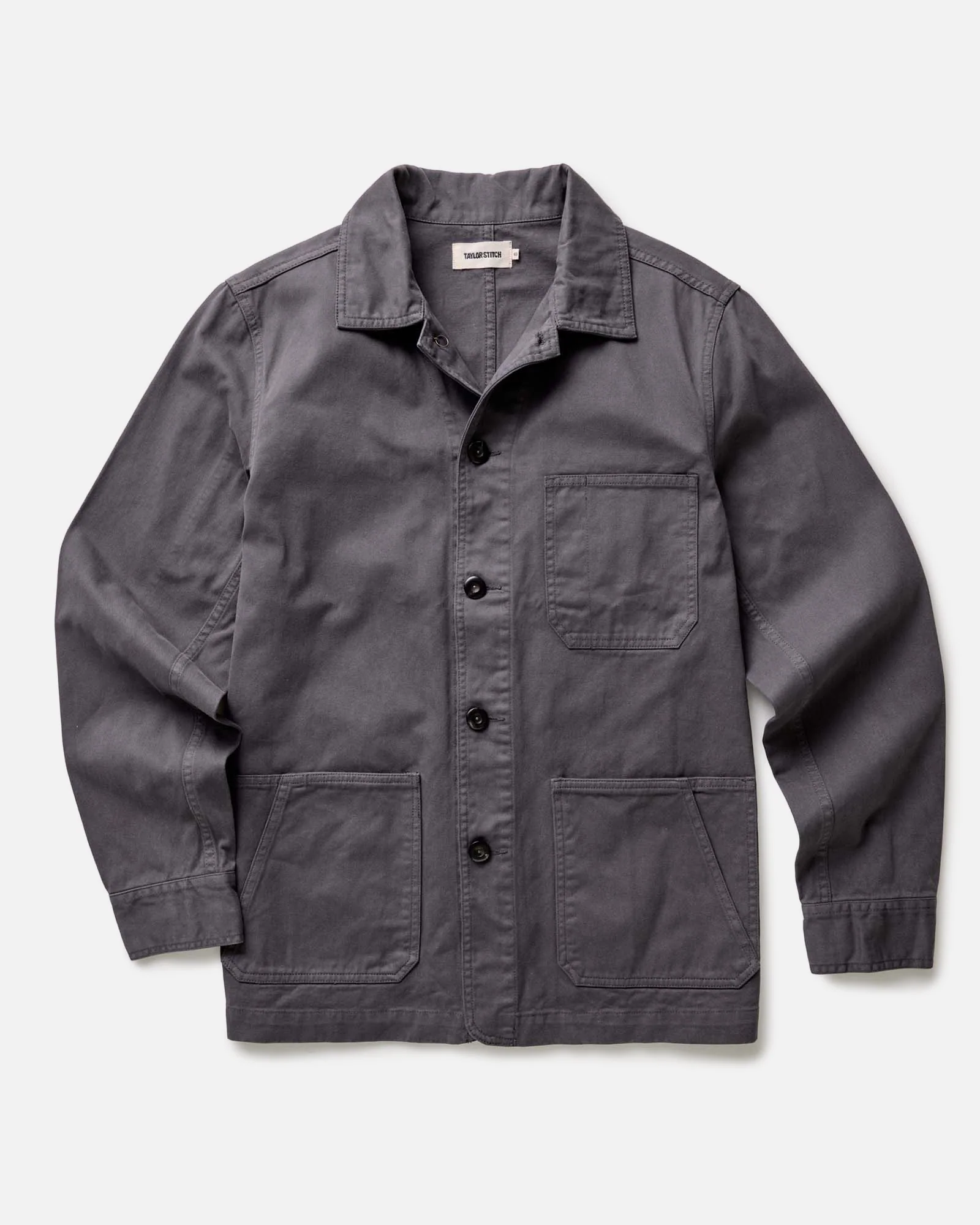 The Ojai Jacket in Organic Charcoal Foundation Twill