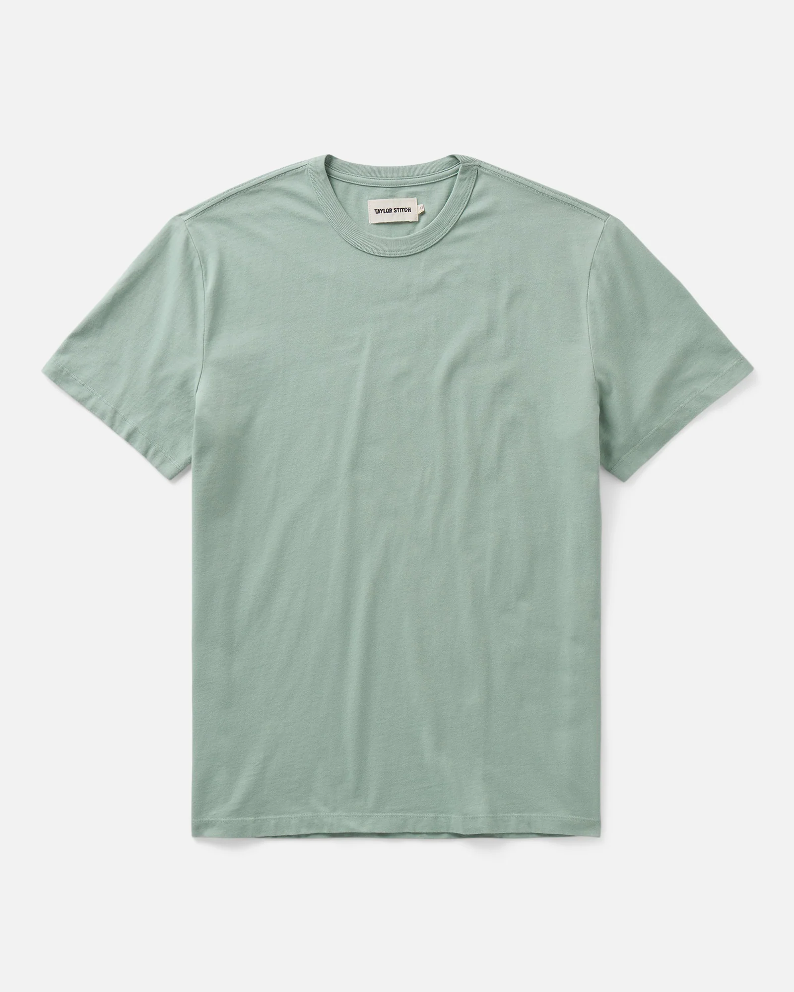 The Regenerative Cotton Tee in Faded Pine