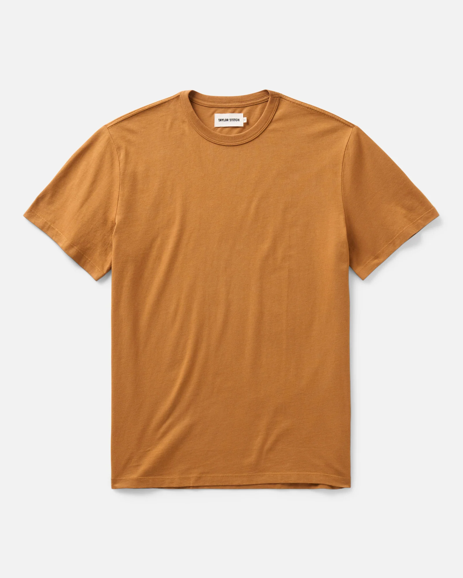 The Regenerative Cotton Tee in Saffron