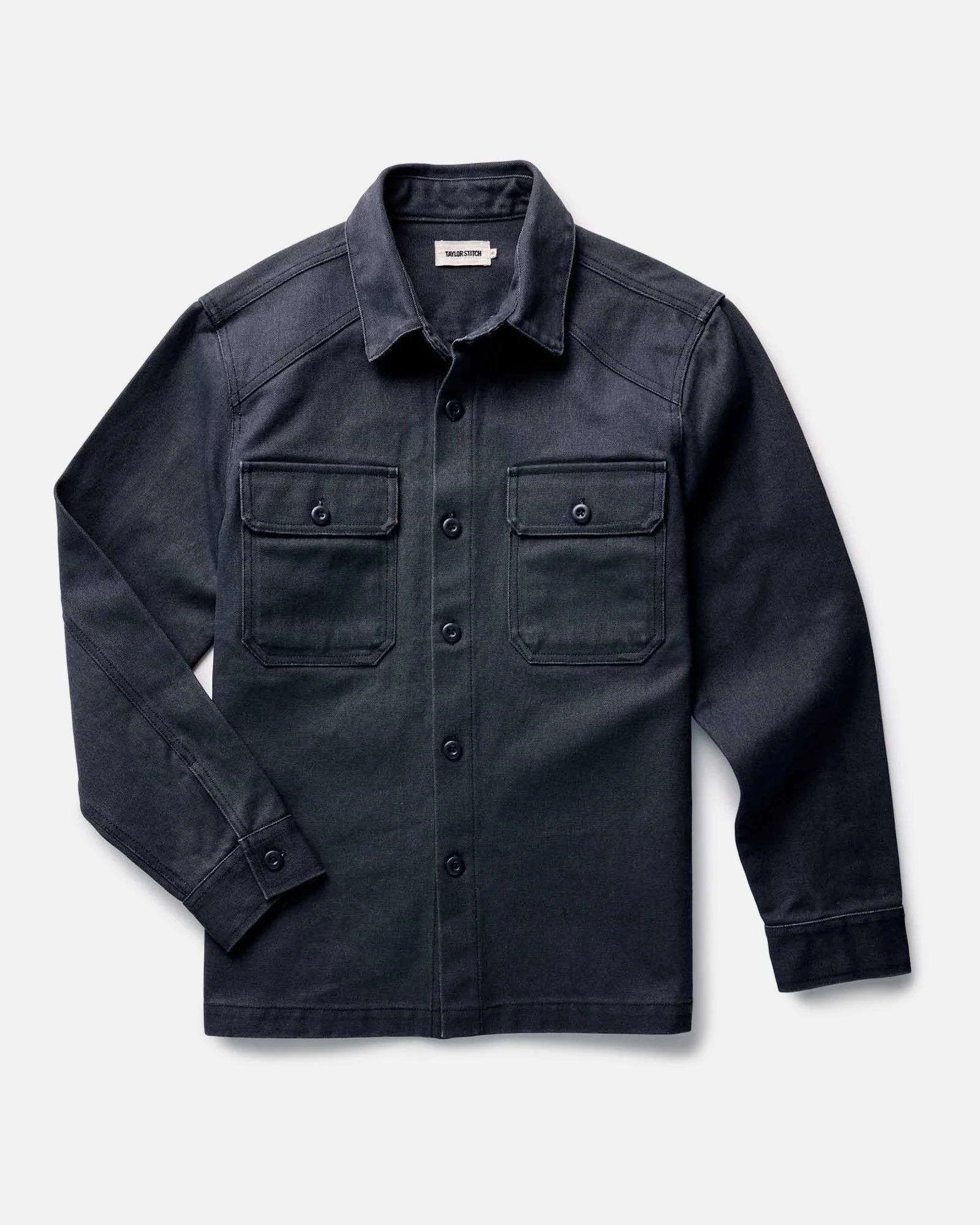 The Shop Shirt in Navy Chipped Canvas