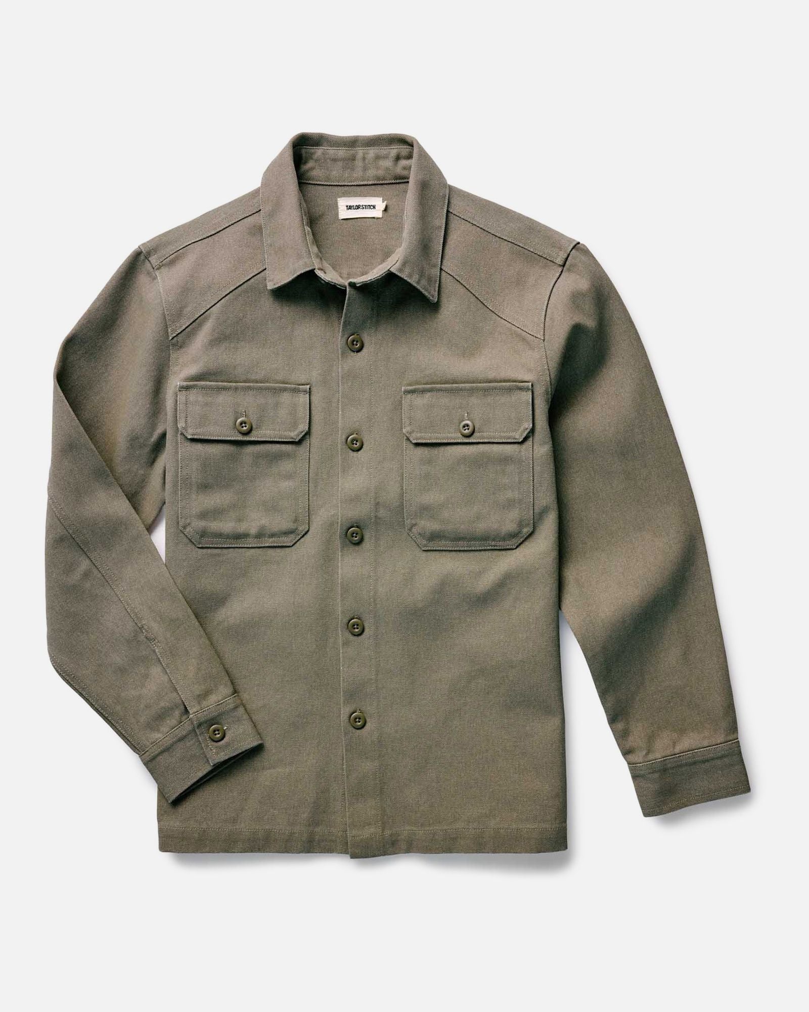 The Shop Shirt in Stone Chipped Canvas