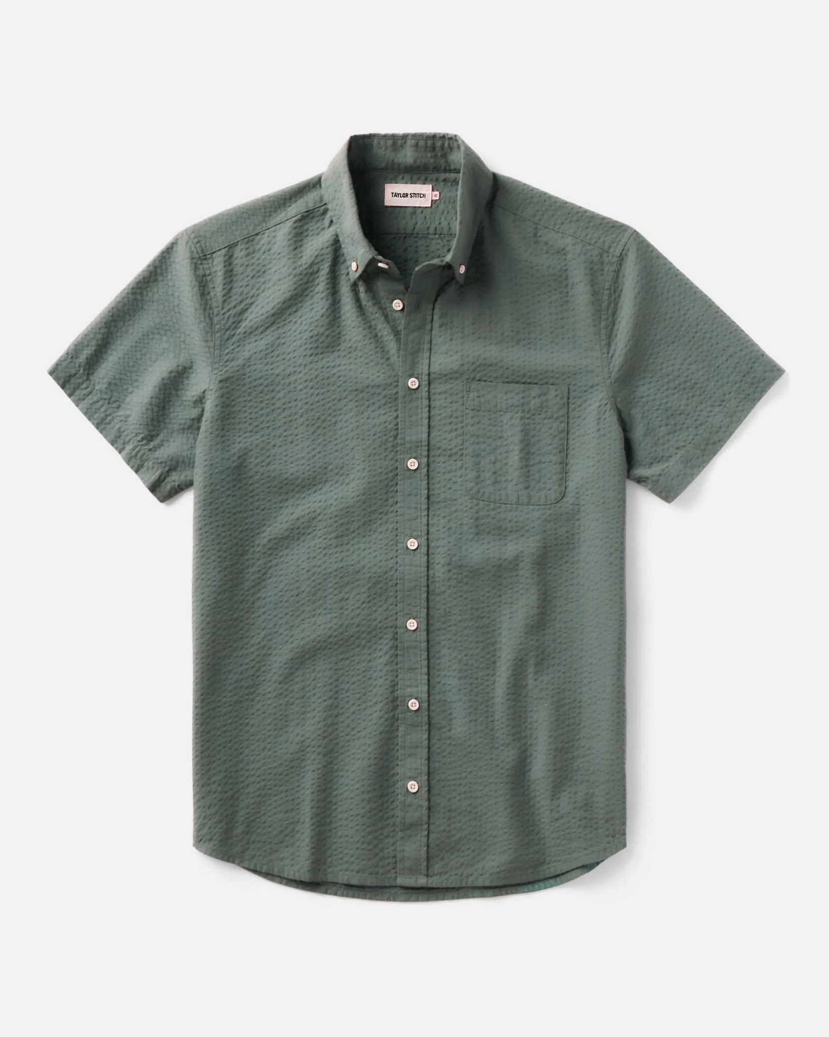 The Short Sleeve Jack in Deep Sea Seersucker