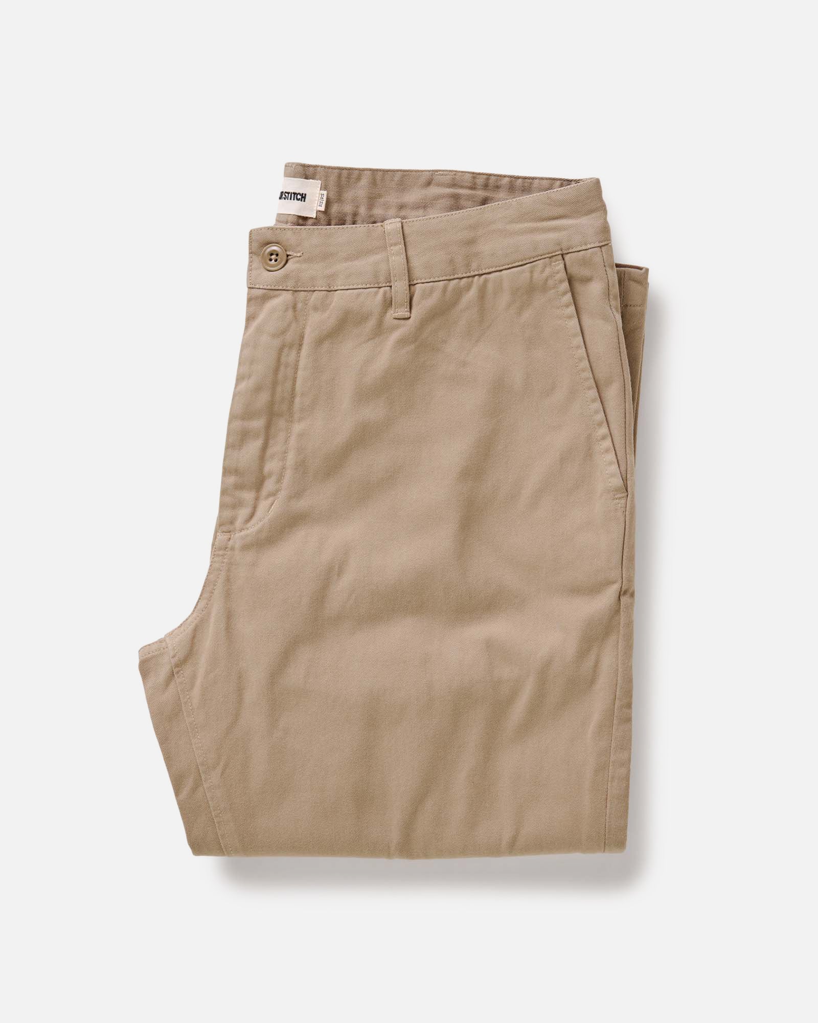 The Slim Foundation Pant in Organic Khaki