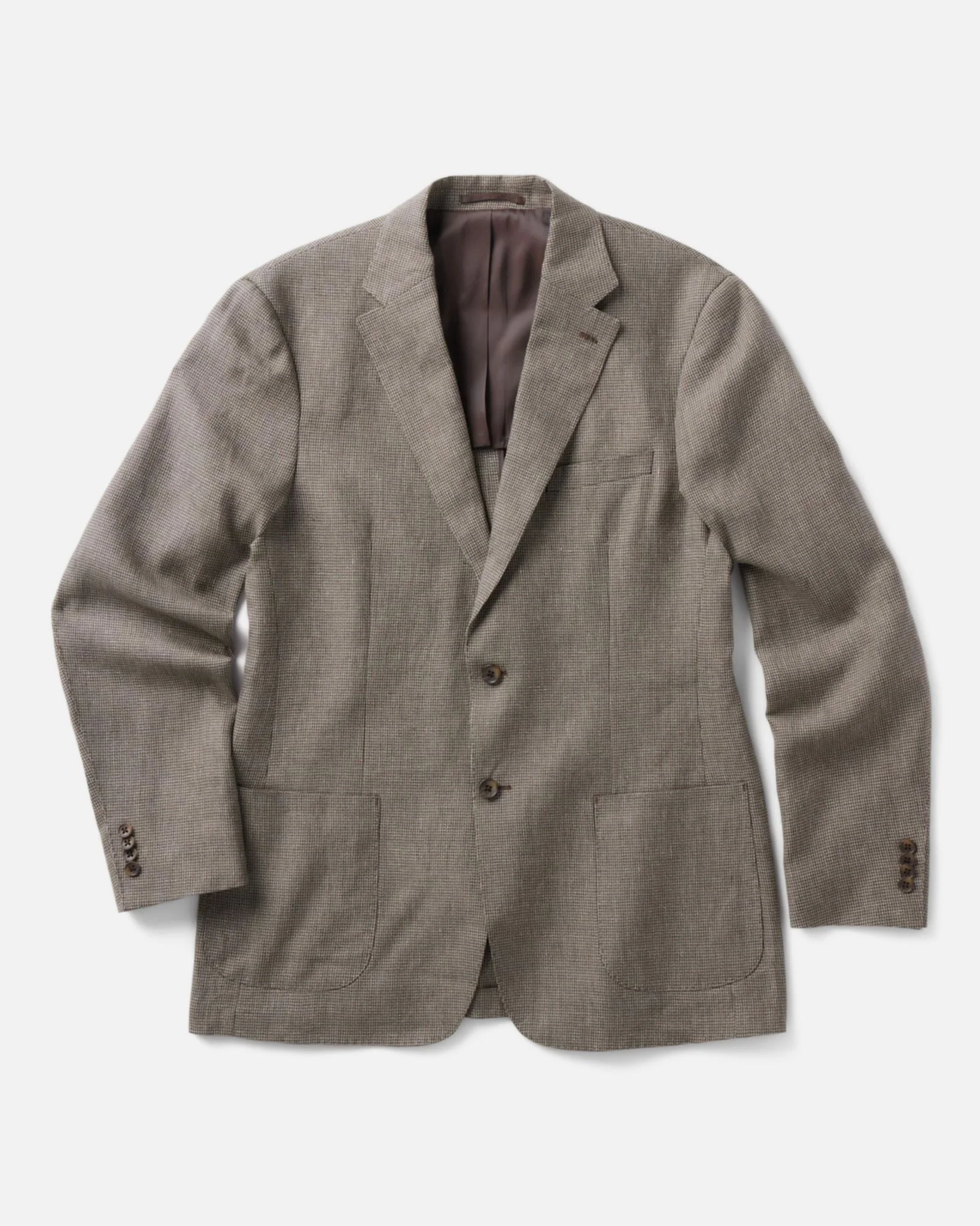 The Stevens Sportcoat in Morel Micro Check