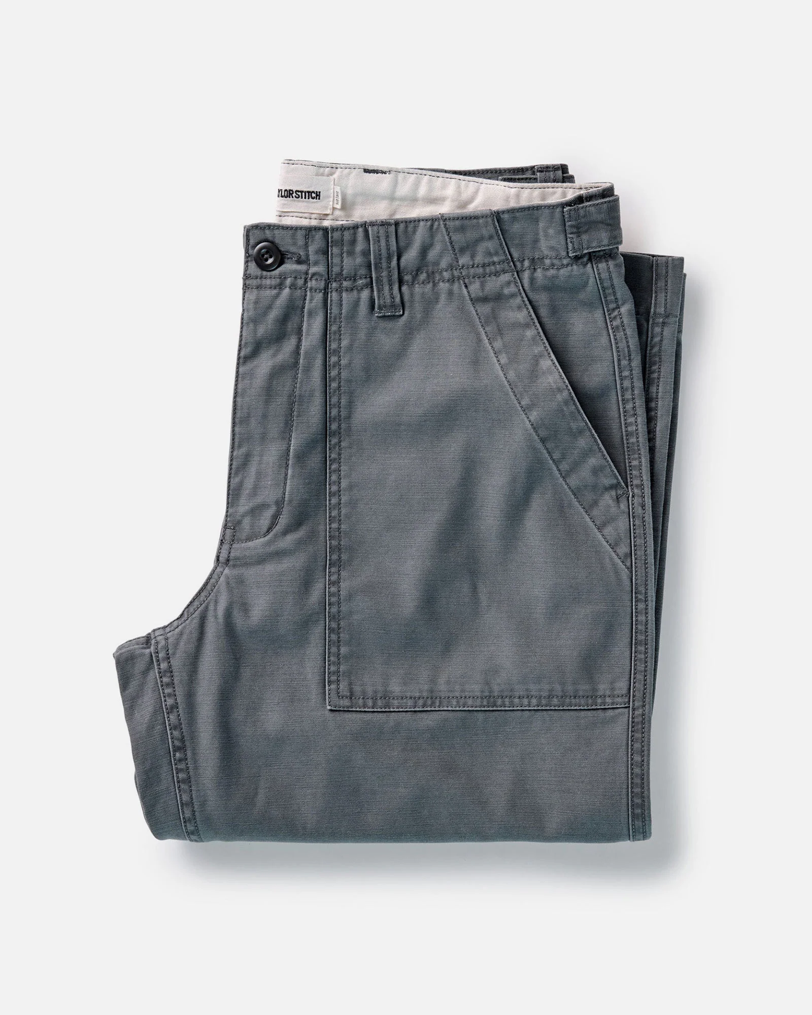 The Surplus Pant in Faded Black Reverse Sateen