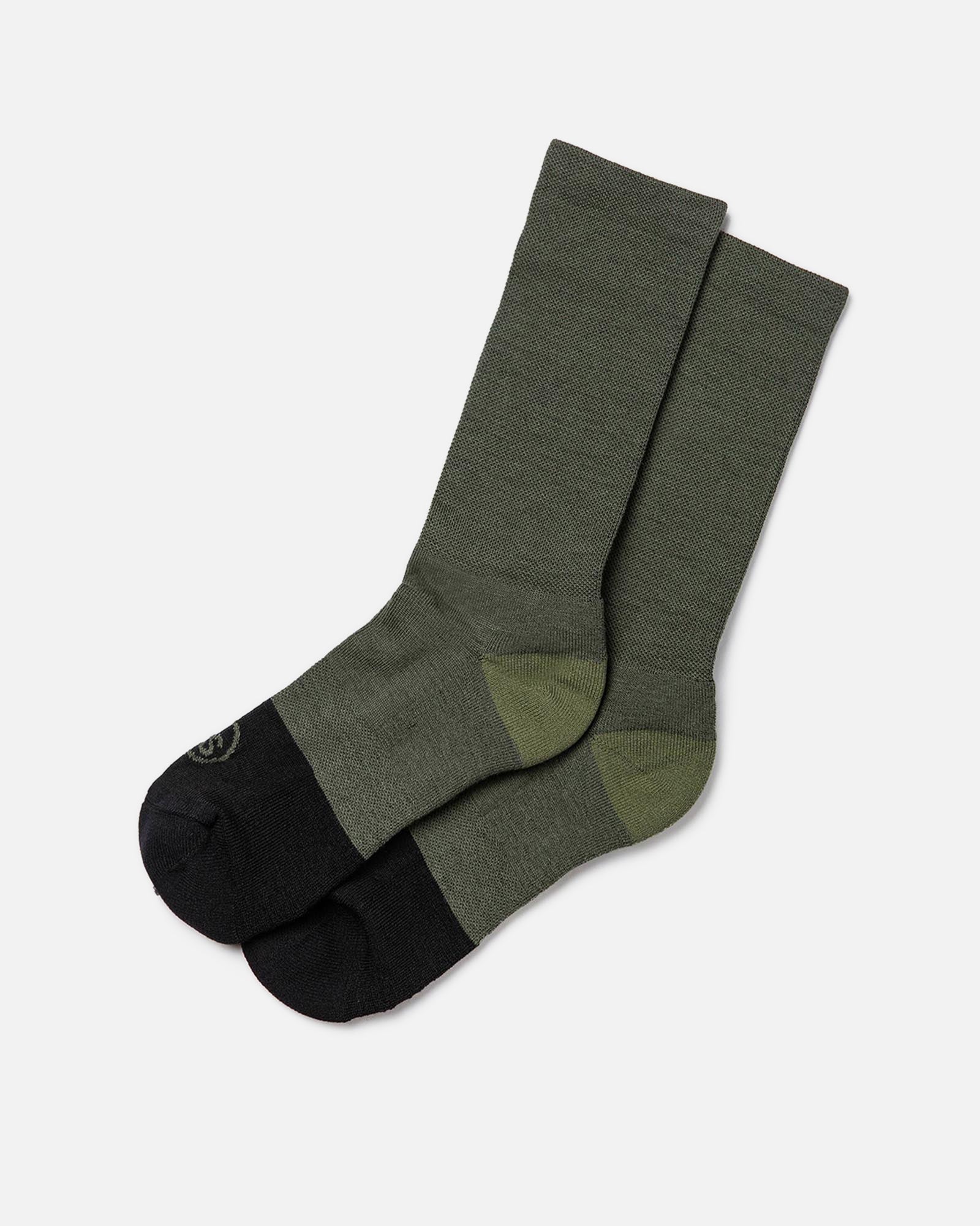 The Merino Sock in Olive