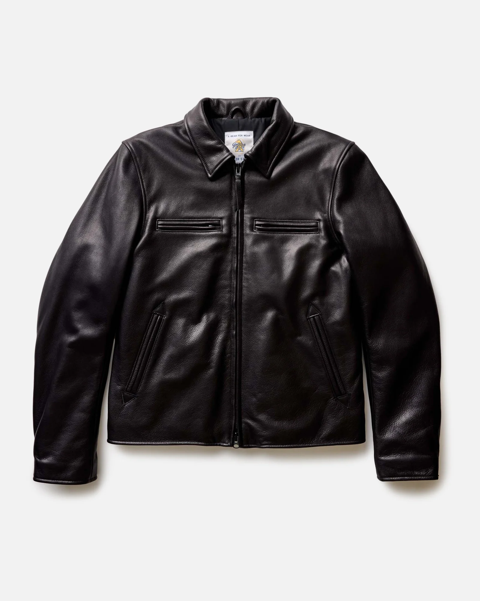 The Moto Jacket in Black Steerhide
