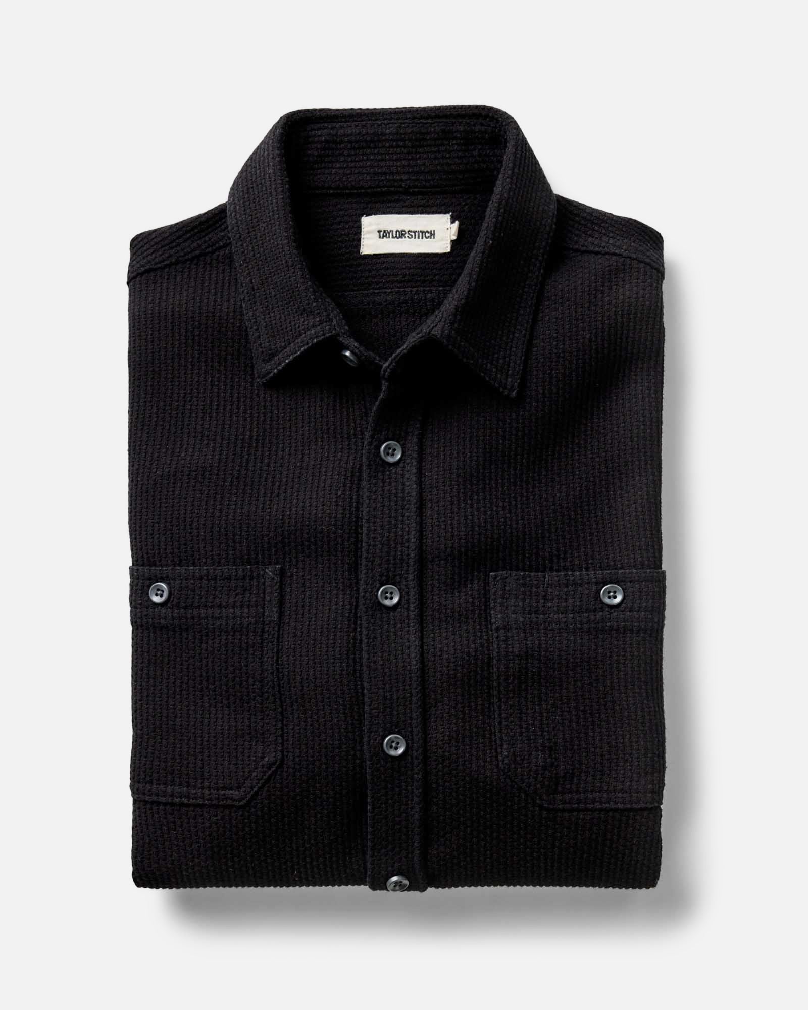The Utility Shirt in Black Indigo Sashiko