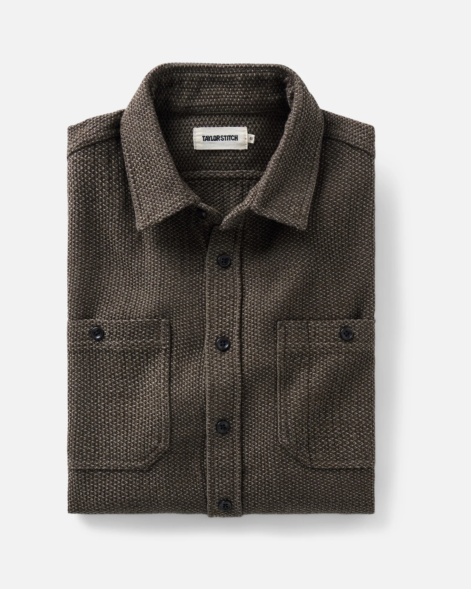 The Utility Shirt in Mulch Sashiko