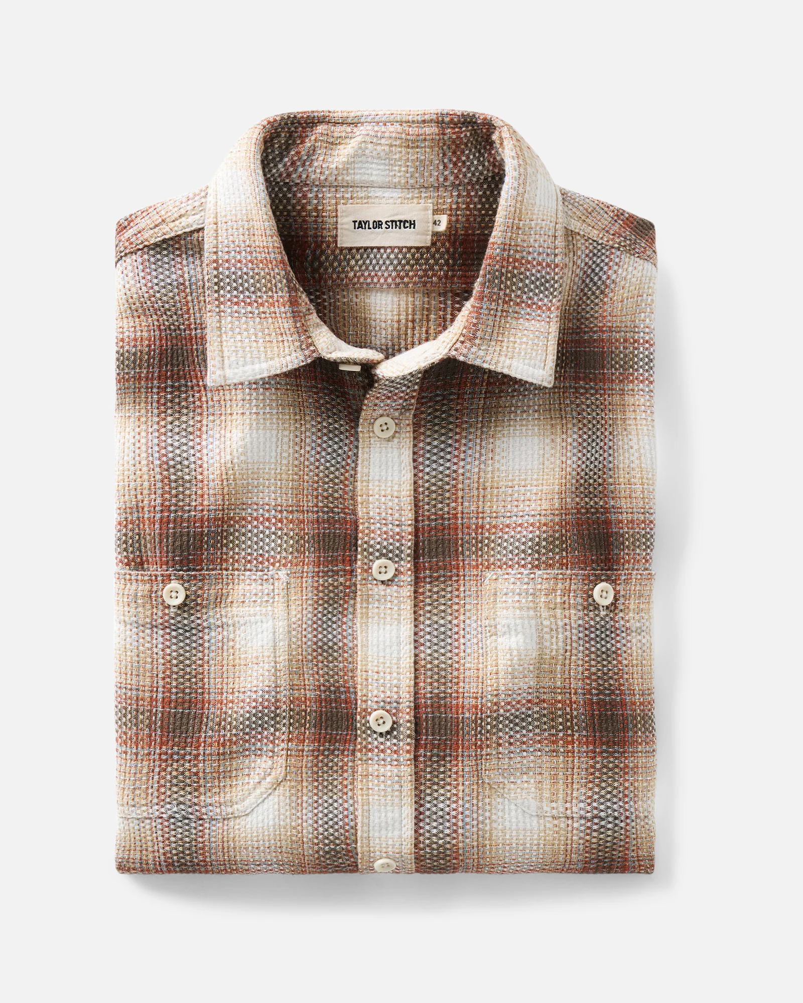 The Utility Shirt in Seaside Check Sashiko
