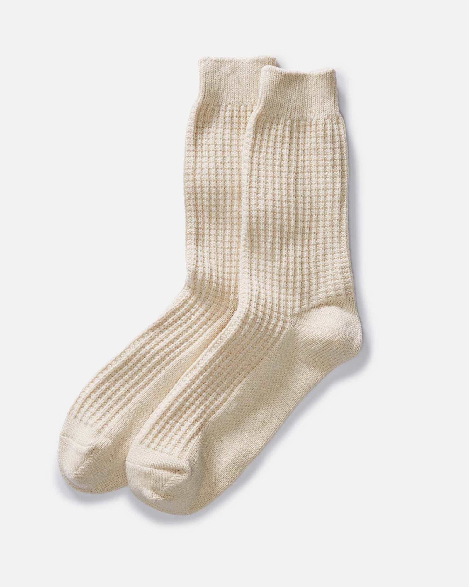 The Waffle Sock in Natural